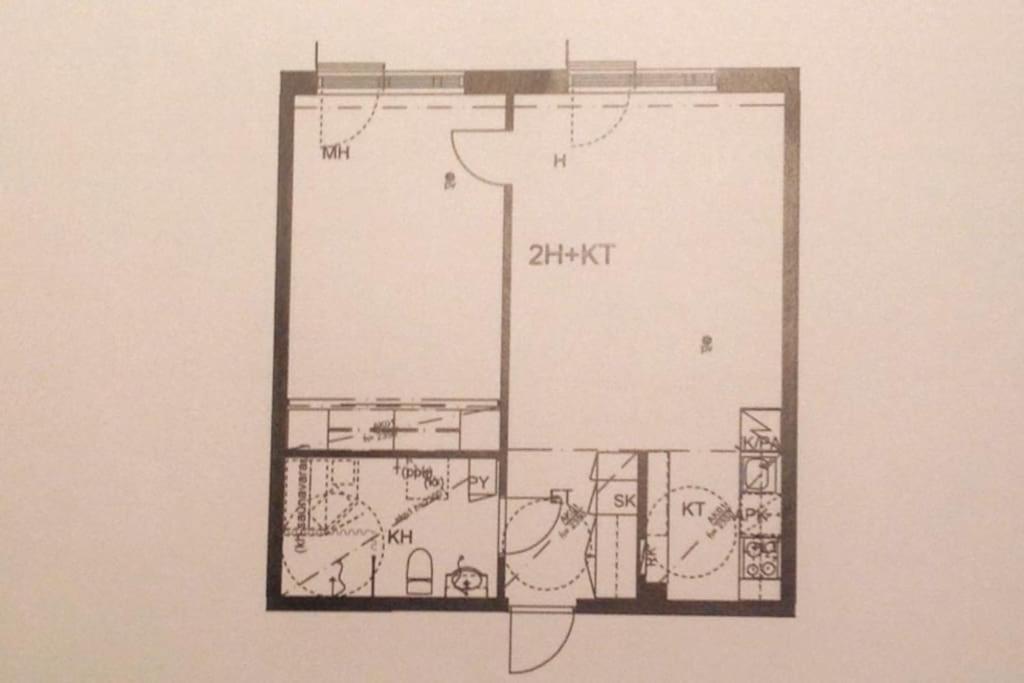 Apartment Alvar, Tilava Uusi Kaksio Ydinkeskustassa 53 M2 Jyväskylä